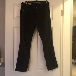 Distressed ripped jeans